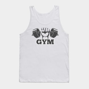 Fitness club or Gym Logo Emblem. Tank Top